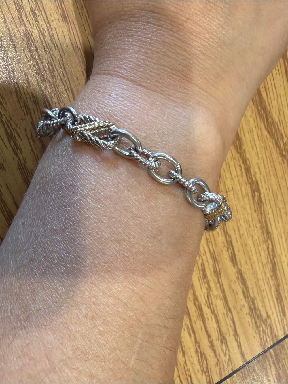 John Hardy Silver Toggle Link Bracelet